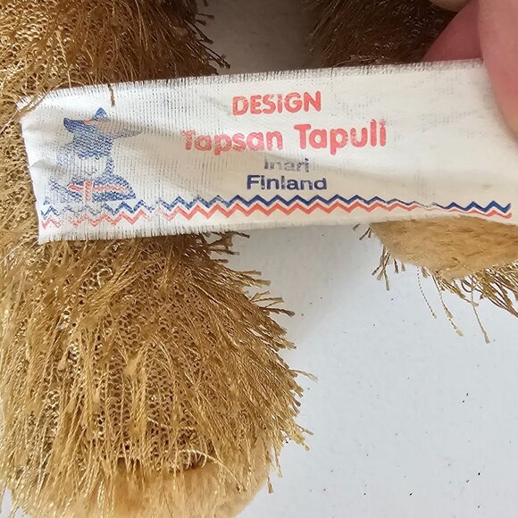 VTG Plush Teddy Bear Red Velvet Bow Cute Soft Kids Baby Gift Toy Birthday - Picture 12 of 13